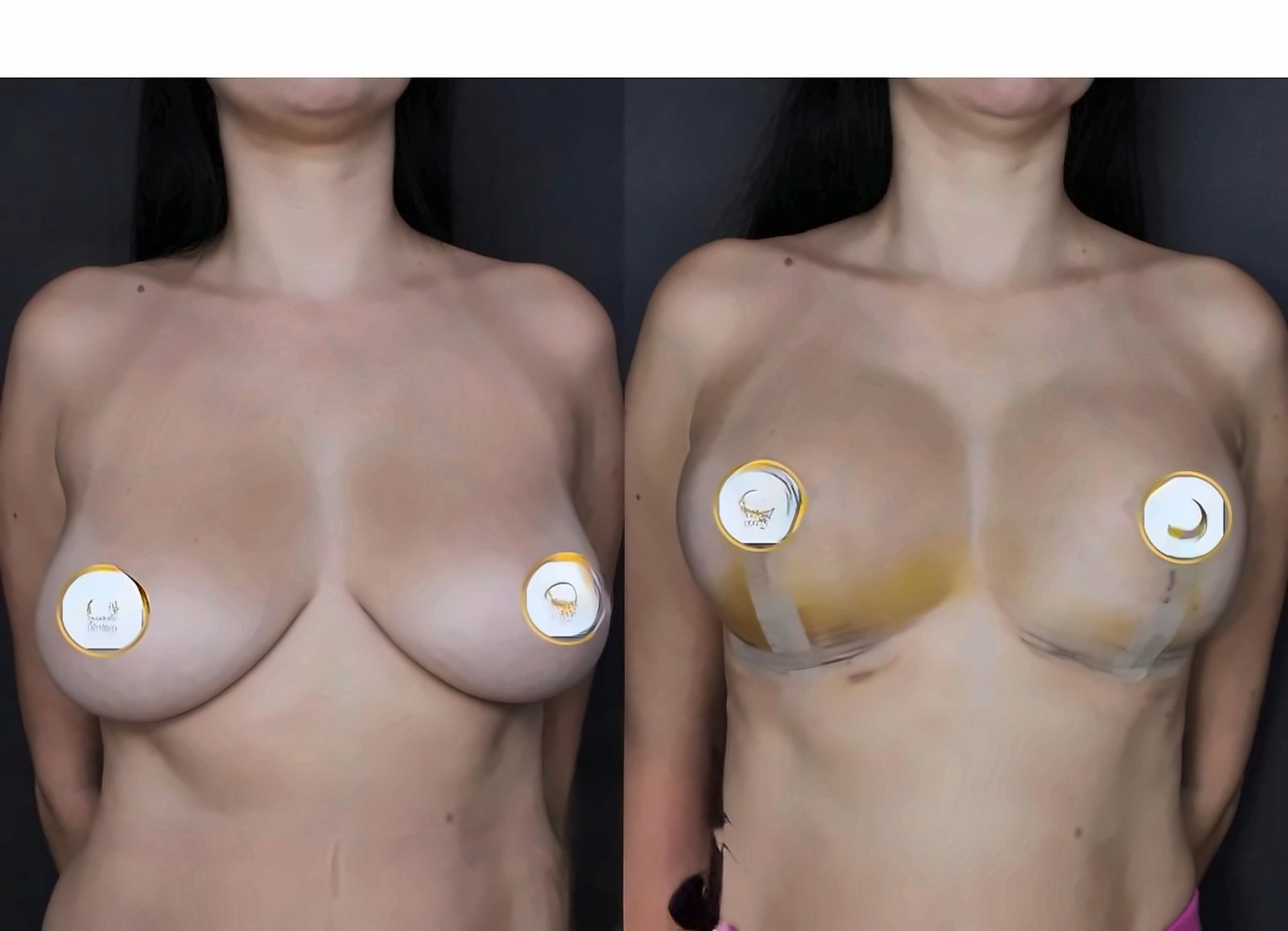 Before and after result by Dr. Ergin Er